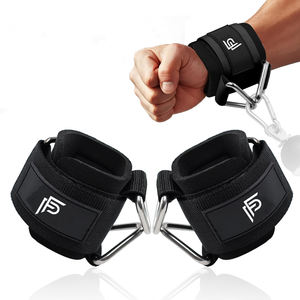 Adjustable Soft Neoprene Padded <b>Wrist</b> Cuffs <b>Straps</b> Heavy Duty Gym Strength Training Professional Protection 5,7mm Thick OEM - Product Image 1