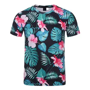 Großhandel Custom 3D-Druck Hochwertige T-Shirts für Männer Factory Direct Supplier Bequeme Männer T-Shirts