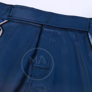 Best Selling High Street Solid MMA <b>Shorts</b> 2023 Lightweight Spandex/Polyester Breathable Quick Dry <b>Elastic</b> <b>Waist</b> Customizable - Product Image 4