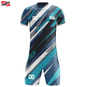 Uniformes de Fútbol Transpirables de Verano al Por Mayor con Colores y Logotipos Personalizables, Precio Bajo de Fábrica para Ropa de Entrenamiento - Product Image 1
