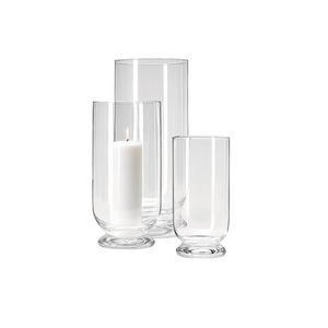 Porte-bougie rond en acrylique fait main de haute qualité, trois tailles différentes, pour les mariages et les fêtes de Noël - Product Image 6