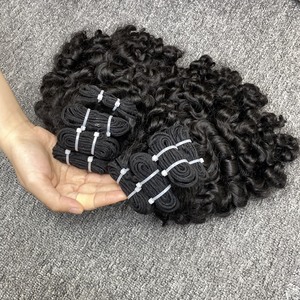 ผมต่อแบบลอนของคนผม100% บริสุทธิ์จากเวียดนามและพม่าสำหรับต่อผมคนผิวเรียบเนียนนุ่ม - Product Image 4