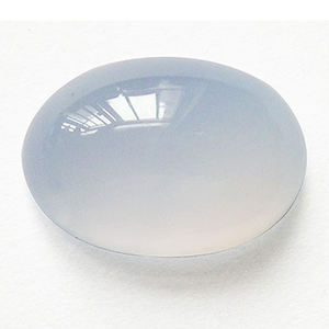 Cabujón de forma ovalada de Calcedonia de grado superior, tamaño libre, liso, pulido, suelto, 100%, piedra preciosa de Calcedonia azul Natural a precio de lote, OEM - Product Image 3
