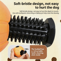 Fußball-Hundesnackspender Interaktives Puzzle-Spielzeug Slow Feeder für Kleine und Mittlere Hunde