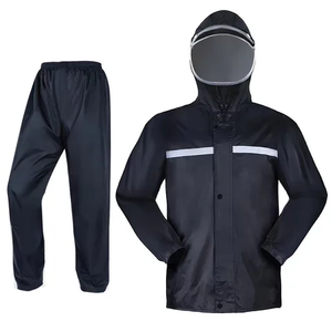 Imperméable de moto pour hommes de haute qualité Super imperméable PVC et Spandex Combinaisons de pluie Vêtements de travail directs d'usine - Product Image 2