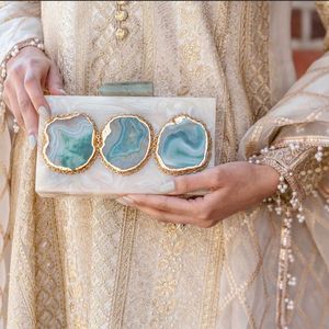 Fashion Resin Clutch Bag Eco-Friendly Handmade Customizable Colors & Designs Summer Daily Evening Use - Product Image 2