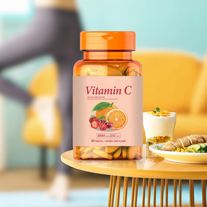 Bencaohong OEM integratori a base di erbe vitamina c più compresse di zinco Vitamine e integratori 1000mg di vitamina c più compresse di zinco - Product Image 1
