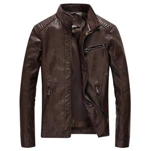 Veste de créateur ZOB vêtements d'extérieur en gros décontracté formel Style lourd tendance bombardier classique en cuir pur vestes pour hommes - Product Image 2