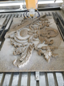 WANLONG <span class=keywords><strong>Stone</strong></span> Machines PLC-1325 <span class=keywords><strong>CNC</strong></span> 3D tomstone granit marbre <span class=keywords><strong>machine</strong></span> à graver la pierre à vendre - Product Image 4