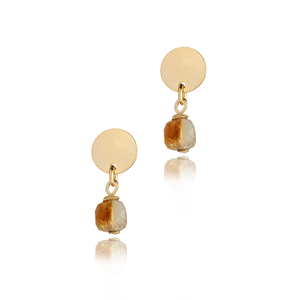 Boucles d'oreilles clous en forme de zircon rond, design simple, fabrication artisanale turque, vente en gros, bijoux en argent sterling 925 - Product Image 3