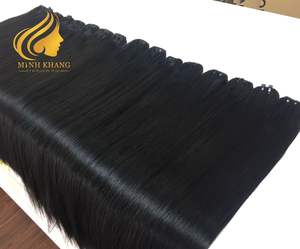 Extensiones de cabello Remy camboyano 100% de alta calidad, paquete recto sin procesar, cutícula alineada con encaje HD - Product Image 3