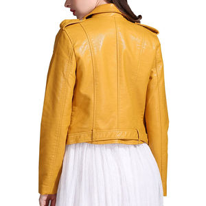 Chaquetas de Cuero de Moda para Mujer, Estilo Nuevo, Chaquetas de Cuero Genuino con Cremallera y Transpirables en Nurak 2026 - Product Image 2