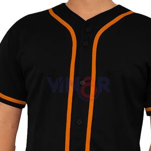 Maillots de baseball personnalisés de qualité supérieure, 100 % polyester, dernière collection, vente en gros, nouveau design, prix bas, avec logo personnalisé - Product Image 6