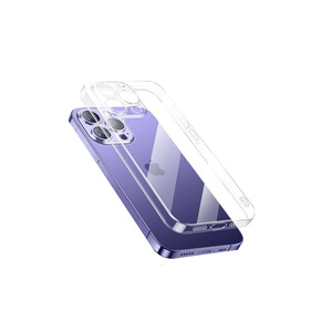 Étui rigide transparent Netzy Premium pour iPhone 13 Pro Plus, antichoc, fin, anti-traces de doigts, avec logo personnalisable - Product Image 1