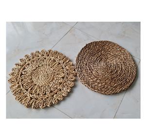 Napperons ronds tissés à la main en jonc de mer et rotin du Vietnam 30cm 35cm 40cm et 33cm pour décor de table à manger tampons et tapis en osier - Product Image 1