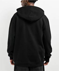 New Arrival High Quality Men's Hooded Zipper Hoodies Winter Casual Breathable <b>Fabric</b> With Rhinestone Design - Product Image 4