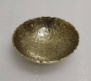 Haute Qualité Doré Mini Bol De Service En Laiton Matériel Maison Hôtel Restaurant Vaisselle De Table Commercial Acheteur Alimentaire Sûr En Métal - Product Image 6