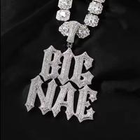 Joyería Hip Hop al por Mayor Chapada en Rodio para Hombre, Cadena Cubana con Moissanita VVS1, Certificación IGI, Joyería Fina para Compromiso
