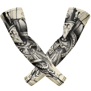 Mangas de brazo de tatuaje transpirables que absorben el sudor Unisex personalizadas al por mayor para entrenamiento pesca ciclismo Deporte Pantalones cortos estilo - Product Image 5