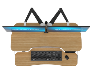 Convertisseur de bureau debout électrique VersaDesk PowerPro Elite, design moderne, interrupteur programmable, port USB, application mobile, bureaux de bureau - Product Image 5