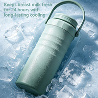 Bouteille de stockage de lait maternel 20OZ, bouteille de lait maternel anti-fuite, bouteille isotherme pour le lait maternel, ODM Muttermilch Flasche pour les voyages