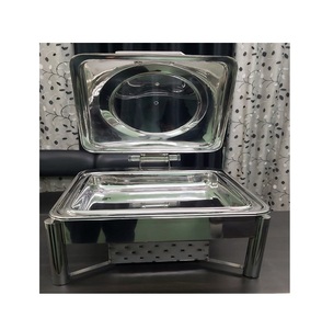 Chafing Dish de Acero Inoxidable de Lujo con Diseño Elegante y Tapa Colgante para Restaurante, en Oferta - Product Image 5