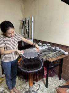 Cabello humano virgen prearrancado, transparente, 4x4, 5x5, 6x6, cierre de encaje Frontal 13x4, 13x6, cabello vietnamita crudo - Product Image 6