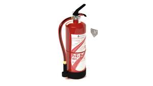 Extintor de Incendios Portátil CE de 6 kg con Polvo ABC, Cilindro de Acero Inoxidable |   Sistema de Alivio de Presión Integrado |   Manguera de Goma Flexible | - Product Image 2