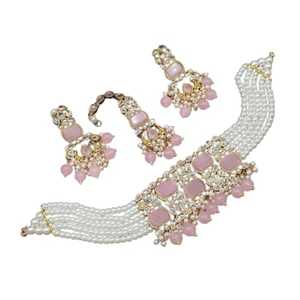 Ensembles de bijoux artificiels en acier inoxydable pour femmes de qualité supérieure 3 pièces les plus vendus en vente en gros prix bon marché pour les mariages - Product Image 1