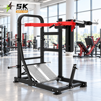 Machine à Squat à Pendule SK, Appareil Commercial de Musculation pour Salle de Sport, Machine à Squat à Charge de Plaques pour Entraînement des Jambes, Équipement de Fitness Direct