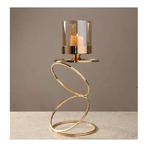 Canlde de diseño único de Metal, soporte con excelente equilibrio y resistente al viento - Product Image 3