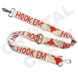 CRYSTAL CRAFT Star Go Spurs Perles de verre pour bandoulière de sac, couleur personnalisée, style indien, taille personnalisée, logo personnalisé accepté - Product Image 3