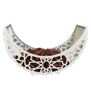 ถาดโชว์ขนมอีดมูบารักทำจากโลหะรูปทรงพระจันทร์ครึ่งเสี้ยว2025สินค้ามาใหม่ปรับแต่งได้ - Product Image 3