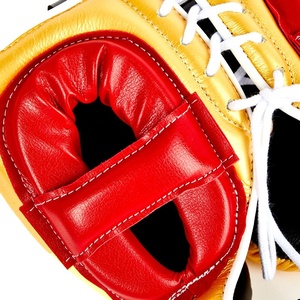 Protector de Cabeza de Cuero Vacuno Genuino para Entrenamiento de Kickboxing, Logotipo Personalizado, Muay Thai, Multicolor, Cascos de Boxeo - Product Image 4