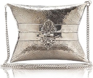 Bolso de Fiesta con Cuentas Metálicas Doradas y Plateadas de Moda, Mini Bolso de Mano con Cuentas - Artesanía Metálica Icónica - Product Image 6