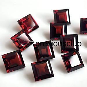 โกเมนธรรมชาติทรงสี่เหลี่ยมตัดขนาด5มม.-โกเมนแดงทรงสี่เหลี่ยมหลวม - Product Image 1