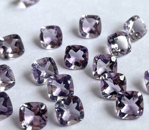 Coussin en améthyste rose naturelle 6mm à facettes de qualité supérieure-Coussin en améthyste rose Pierre précieuse en vrac - Product Image 4