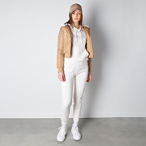 Chaqueta Bomber acolchada de alta calidad para mujer 2024, prendas de vestir exteriores al por mayor de moda con relleno de algodón y forro de nailon - Product Image 3