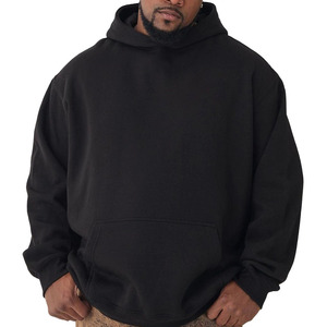 เสื้อฮู้ดผู้ชายผ้าฝ้ายฟลีซ 100% ทรงปกติ สวมใส่สบาย เหมาะสำหรับฤดูหนาว ลายเรียบ ดีไซน์ใหม่มาแรง - Product Image 2