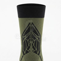 Chaussettes de cyclisme VTT pour hommes, respirantes, légères, écologiques, en Spandex/Polyester, pour le trail en extérieur, vêtements de sport personnalisés