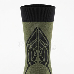 <b>Men</b> Winter MTB <b>Cycling</b> <b>Socks</b> Breathable Lightweight Eco-Friendly Spandex/Polyester Outdoor Trail Custom Athletic Apparel - Product Image 4