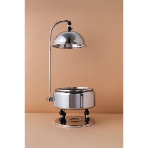 Achetez un réchaud à buffet en acier inoxydable KRAFT WORLD avec une capacité de 8 L, facile à nettoyer, couleurs personnalisées disponibles pour le service de nourriture - Product Image 1