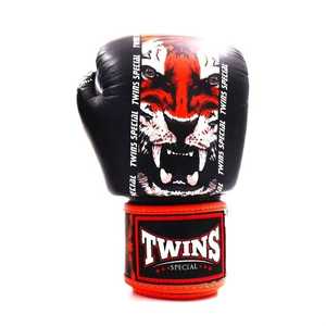 Guantes de Boxeo de Diseño Nuevo con Estampado de León para Gemelos, Guantes de Boxeo de Piel de Vacuno Genuina para Muay Thai y MMA, OEM - Product Image 6