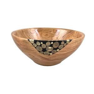 Unique Wooden Antique Dough Serving Bowl Hot Selling Serving <b>Dinnerware</b> Bowl Wholesale Tableware Wood Dough Bowl for Home Hotel - Product Image 2