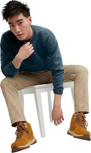 Sweatshirts coupe-vent à séchage rapide pour hommes Logo personnalisé 100% coton Hiver Motif solide Techniques teintes unies - Product Image 2