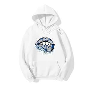 Sudadera con capucha impresa sublimada completa con su propio diseño personalizado Logotipo bordado y forro polar de poliéster suave Ropa cómoda informal - Product Image 4