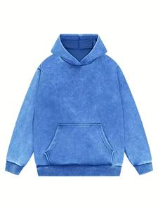 Sudaderas con Lavado Ácido al por Mayor, Sudadera Vintage Lavada Personalizada, Sudadera de Algodón Terry Grueso de 420 g/m² para Hombre - Product Image 5