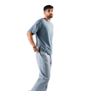 T-shirt Boxy Homme de Qualité Supérieure 100% Coton Jersey Coupe Oversize Épaules Tombantes Personnalisable Anti-Plis Respirant Grandes Tailles - Product Image 2