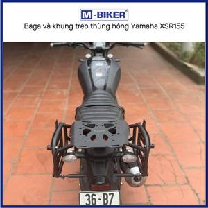 แร็คและโครงติดตั้งกล่องข้างอะลูมิเนียมอัลลอยด์สำหรับรถมอเตอร์ไซค์ Yamaha XSR155 รุ่น Mbiker Ph Kin - Product Image 4