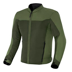 Chaqueta de montar blindada Softshell para hombre, ropa de abrigo ligera a prueba de viento con ribete reflectante y ajuste ajustable seguro - Product Image 5